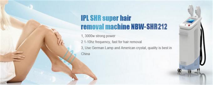 Máquina sin dolor NUBWAY del retiro del pelo de SHR IPL