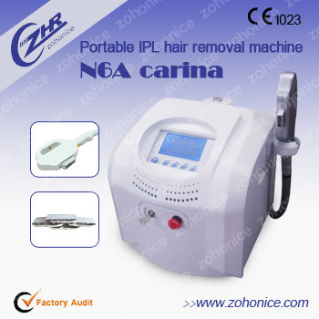 Máquina profesional de rejuvenecimiento de la piel Ipl máquina de afeitar el cabello