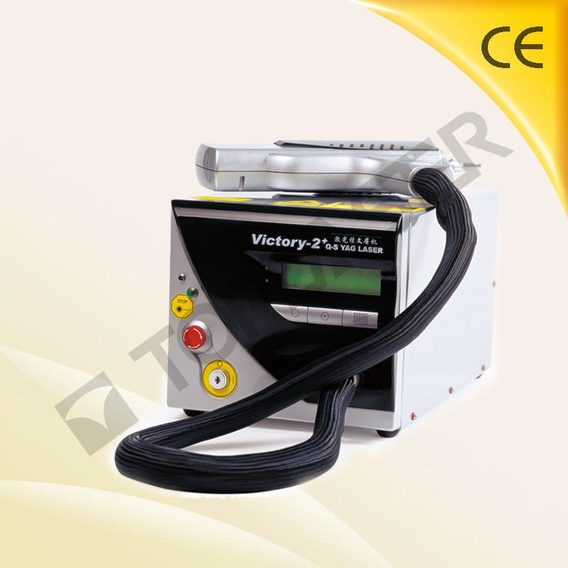 Equipo médico del laser del Nd Yag del Q-interruptor del retiro del tatuaje de la ceja 532nm 1 - 5 herzios